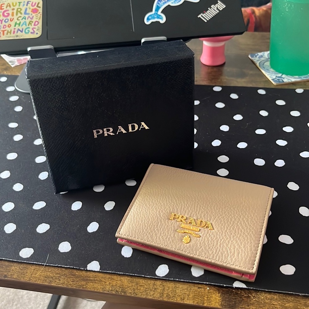 Prada Small Saffiano Leather Wallet